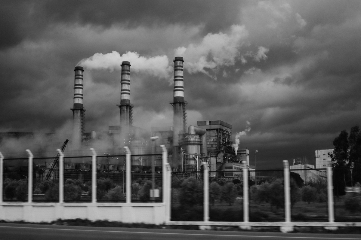 Industrielle Rauchstöcke