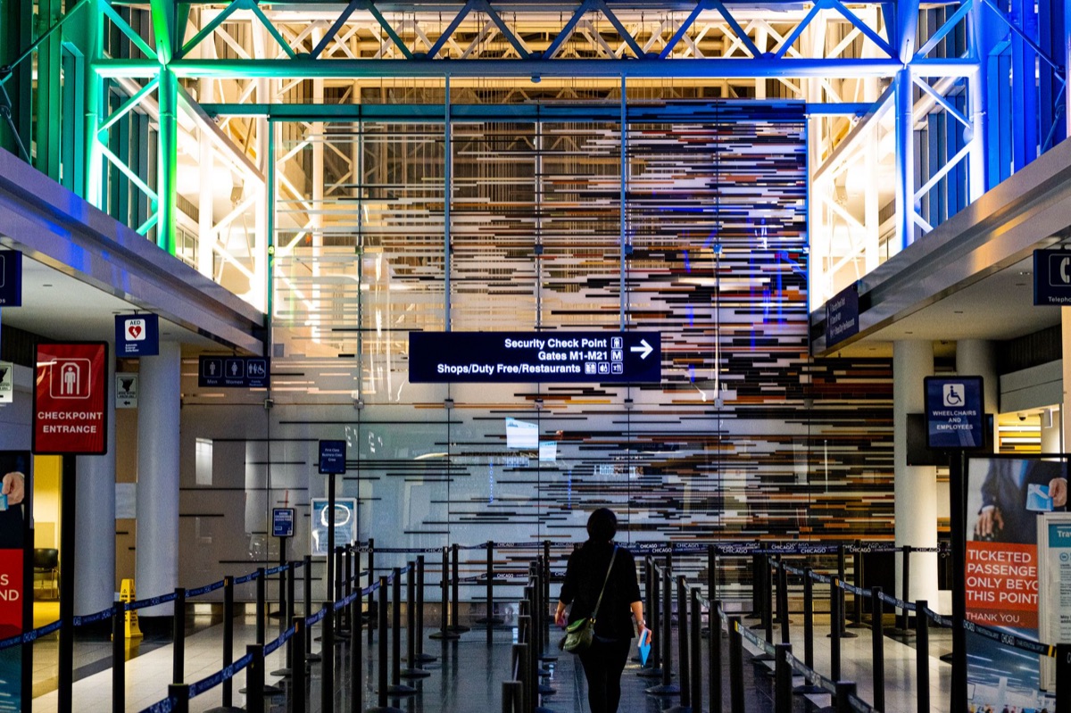 Customs checkpoint and global trade infrastructure